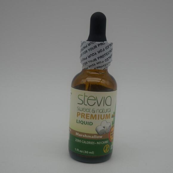 NEW Stevia Sweet & Natural Marshmallow Liquid Drops Exp. 8/2025 - Picture 1 of 4